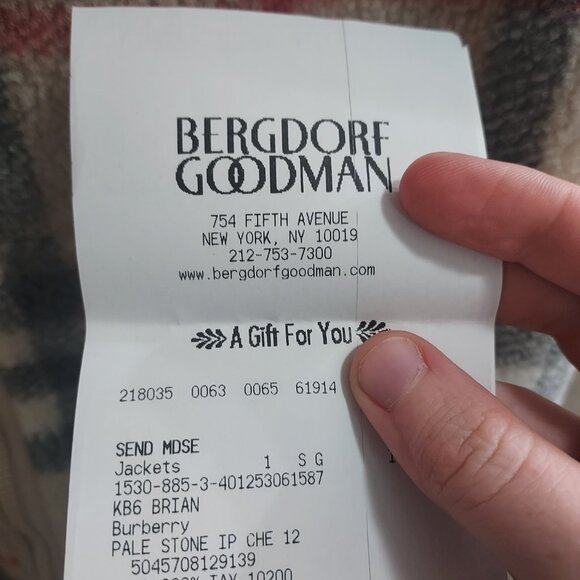 Burberry Beige Check Fleece Jacket - Picture 2 of 9